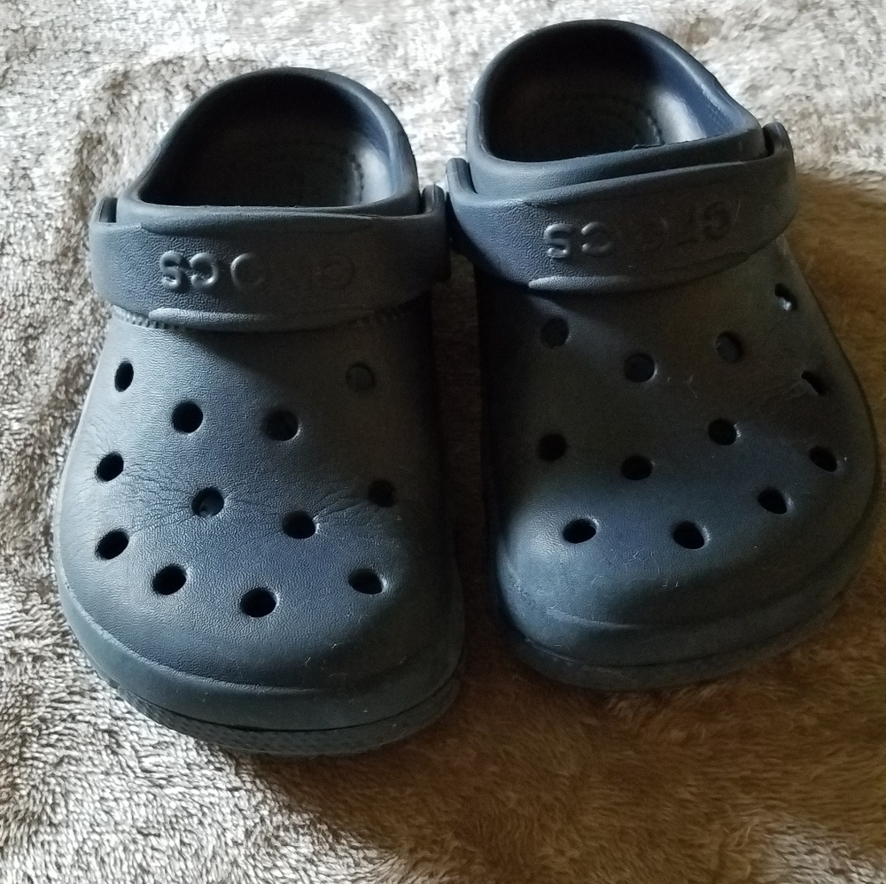 Toddler Crocs Navy Sz 10